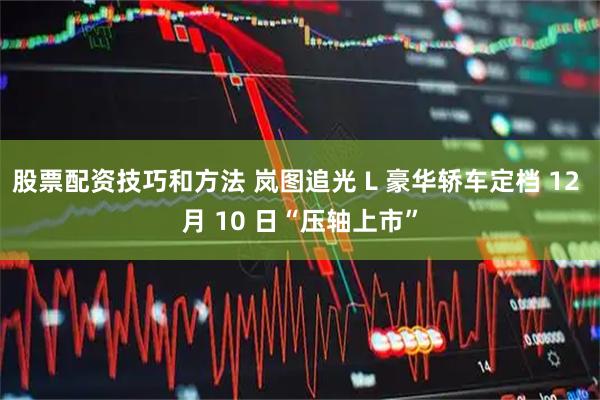 股票配资技巧和方法 岚图追光 L 豪华轿车定档 12 月 10 日“压轴上市”